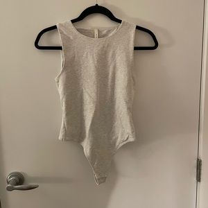 Aritzia Group by Babaton light grey bodysuit